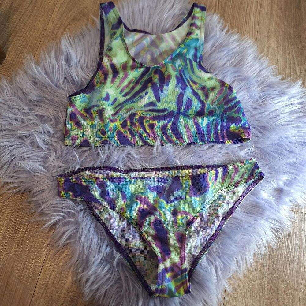 Kiniki Coral Tan Through Cropkini